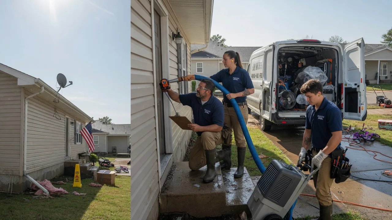 Ceiling Water Damage Restoration in Rockwell, NC near me